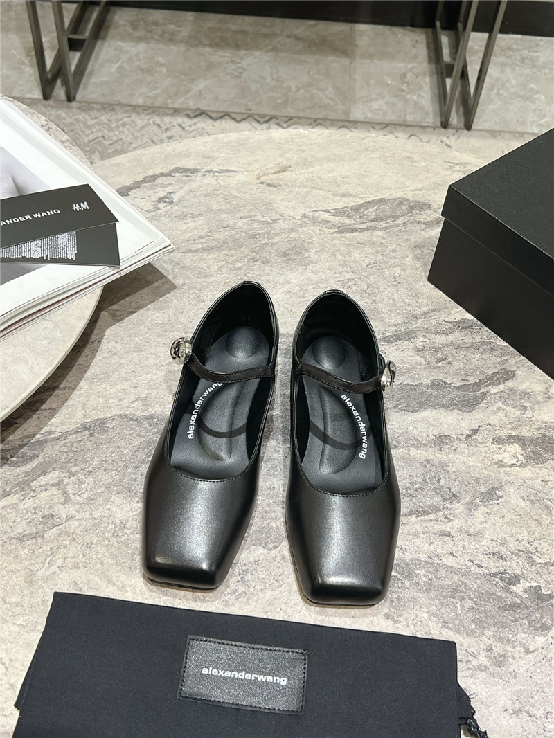 A1exa*der wang billie black mary jane in goat leather