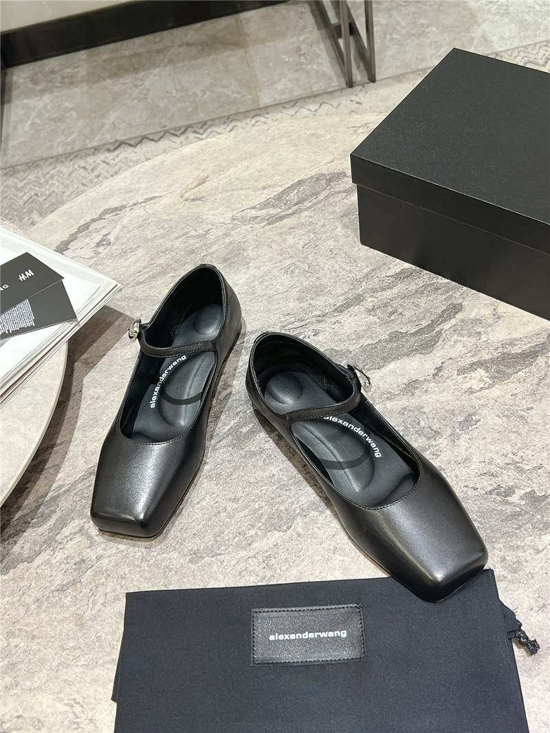 A1exa*der wang billie black mary jane in goat leather