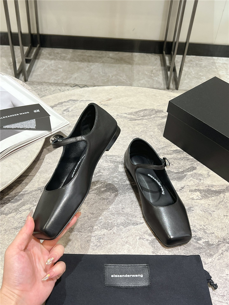A1exa*der wang billie black mary jane in goat leather