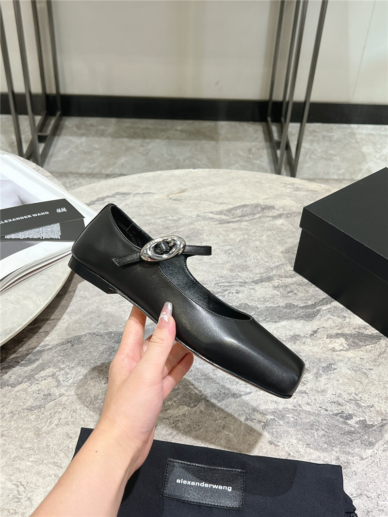 A1exa*der wang billie black mary jane in goat leather