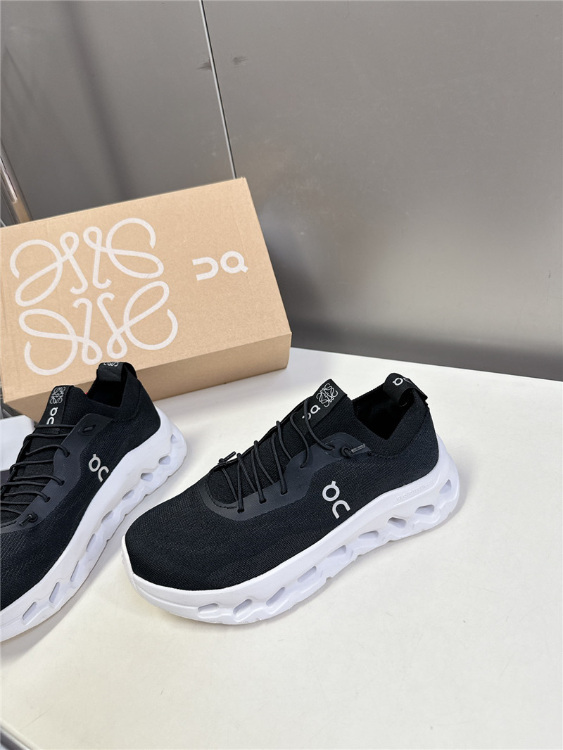 L0ew* + on cloudtilt 2.0 stretch sneakers black