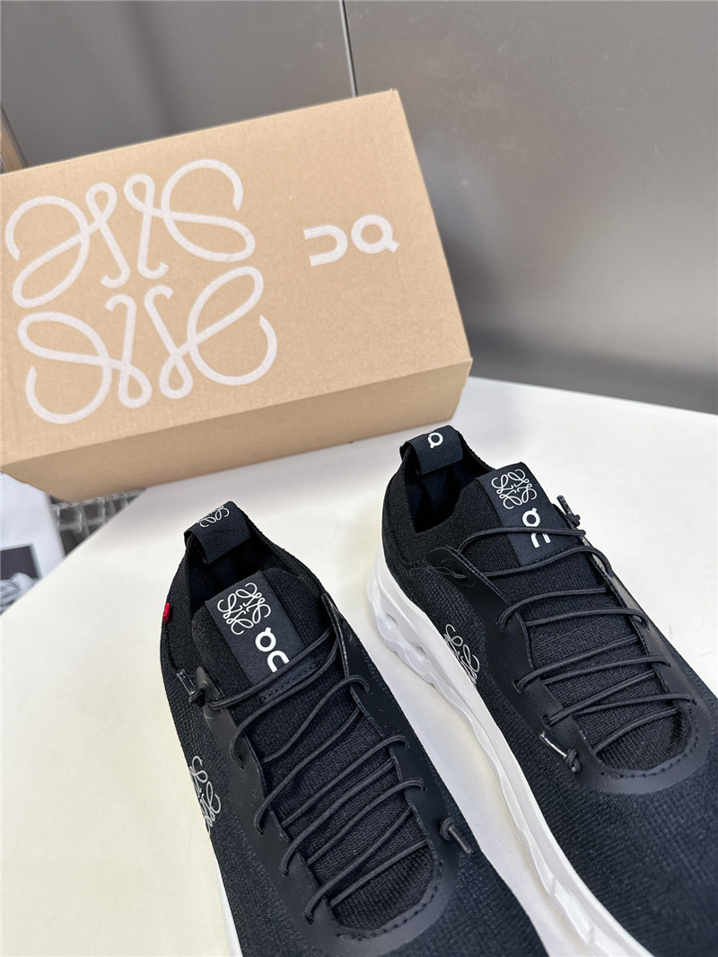 L0ew* + on cloudtilt 2.0 stretch sneakers black