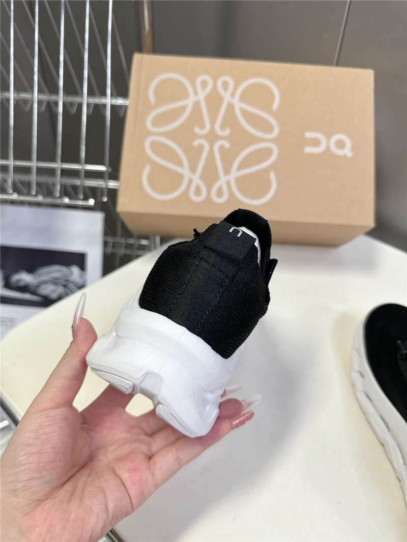 L0ew* + on cloudtilt 2.0 stretch sneakers black