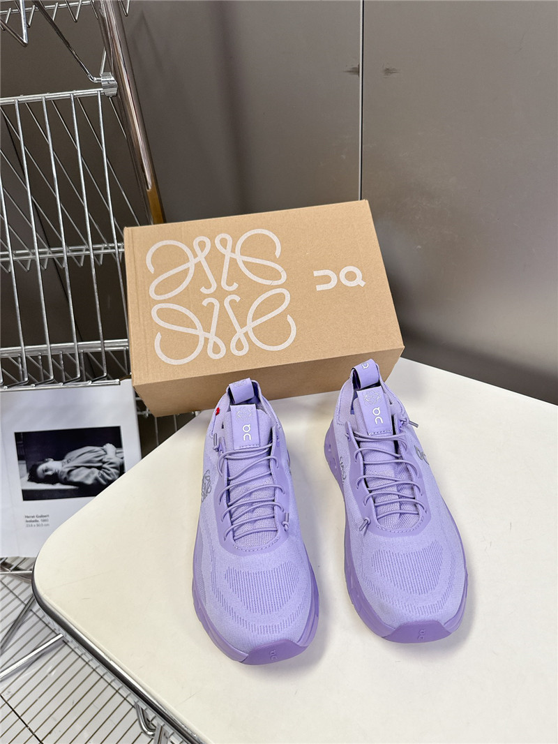 L0ew* + on cloudtilt 2.0 stretch sneakers purple