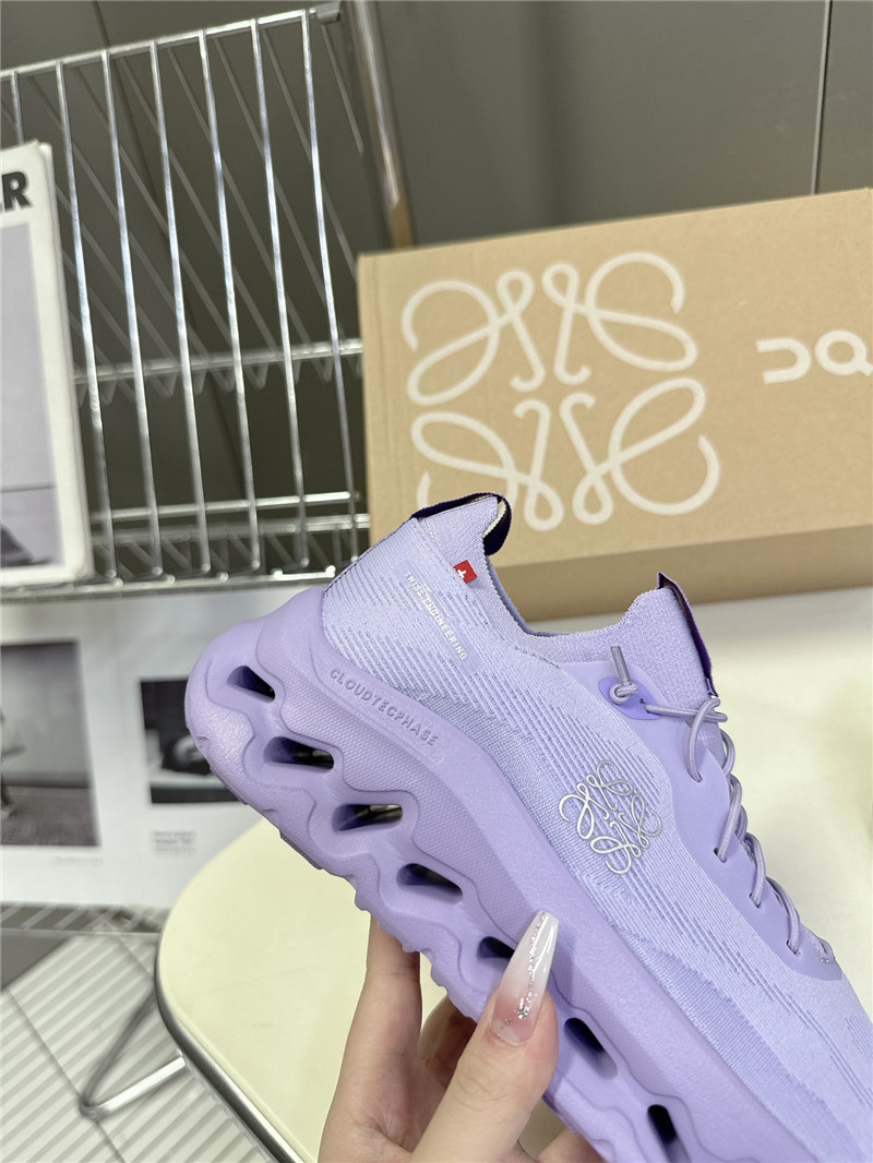 L0ew* + on cloudtilt 2.0 stretch sneakers purple