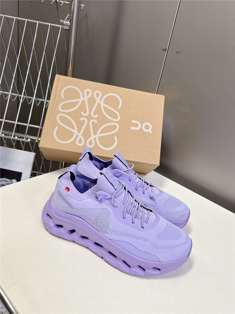 L0ew* + on cloudtilt 2.0 stretch sneakers purple