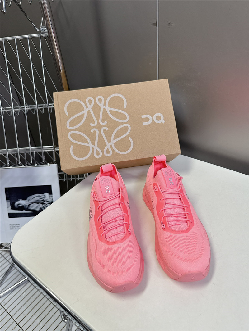 L0ew* + on cloudtilt 2.0 stretch sneakers pink
