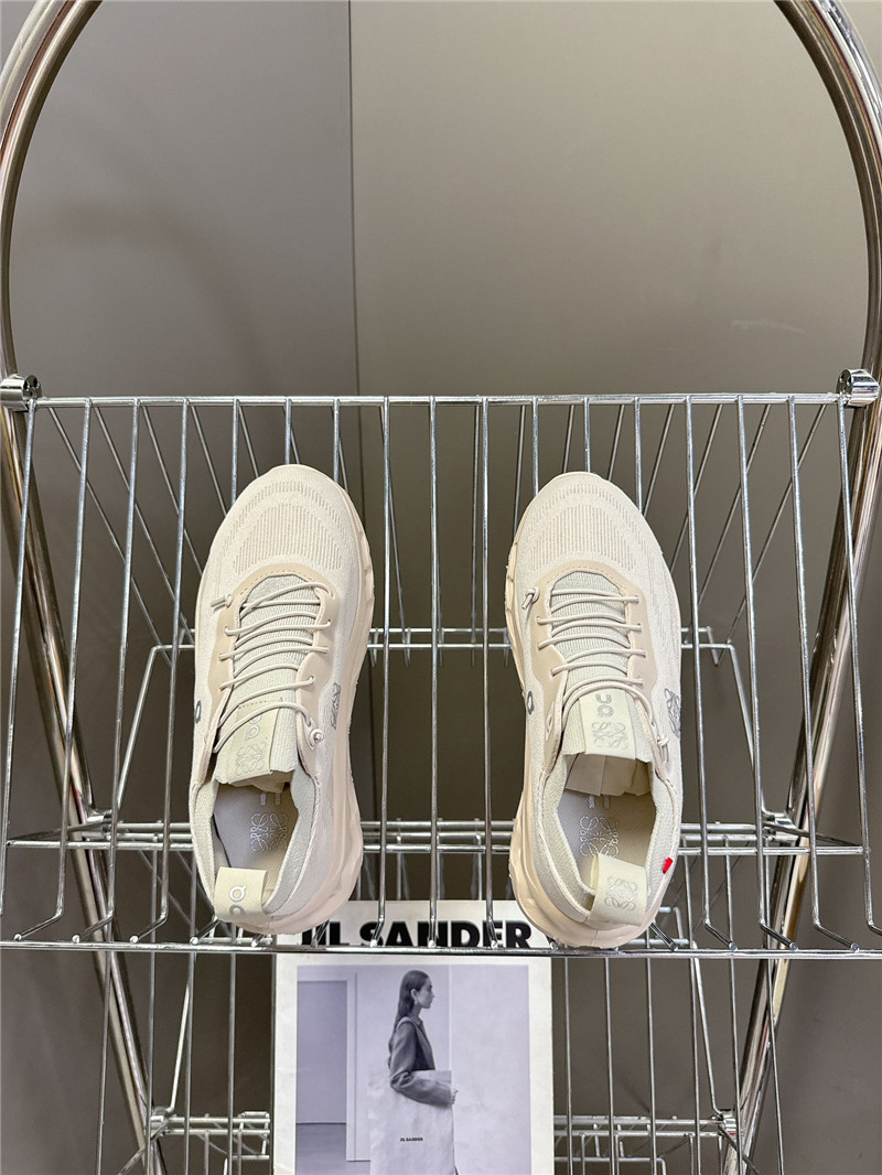 L0ew* + on cloudtilt 2.0 stretch sneakers in gray