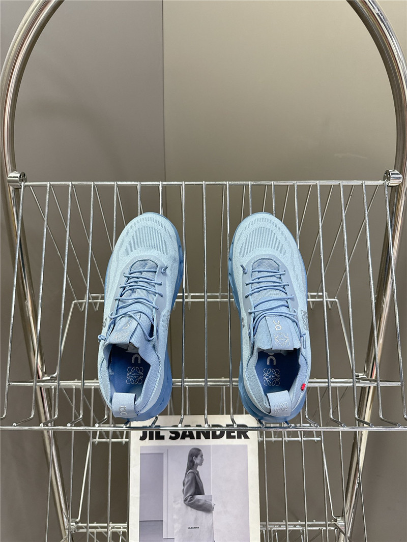 L0ew* + on cloudtilt 2.0 blue stretch sneakers