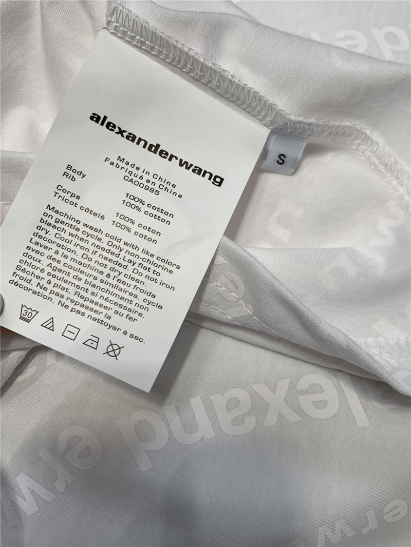 A1exa*der wang short sleeve t-shirt replica clothes