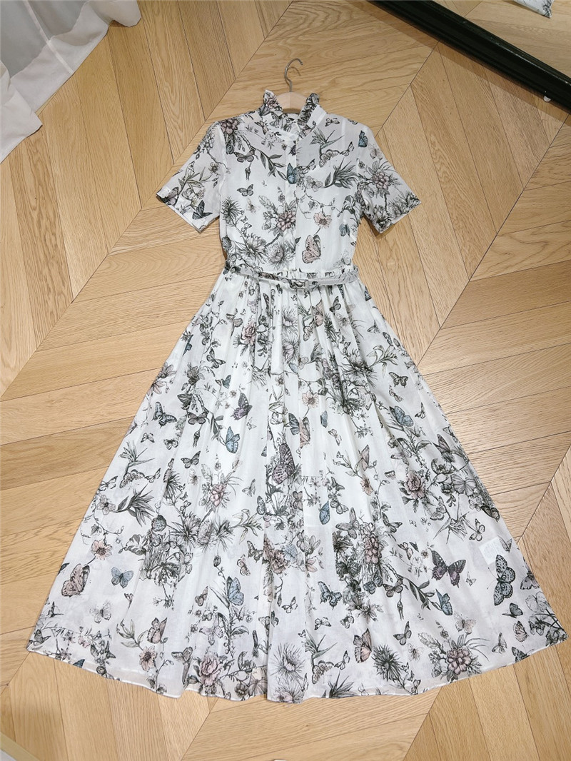 D10r butterfly flower print dress replica clothing sites