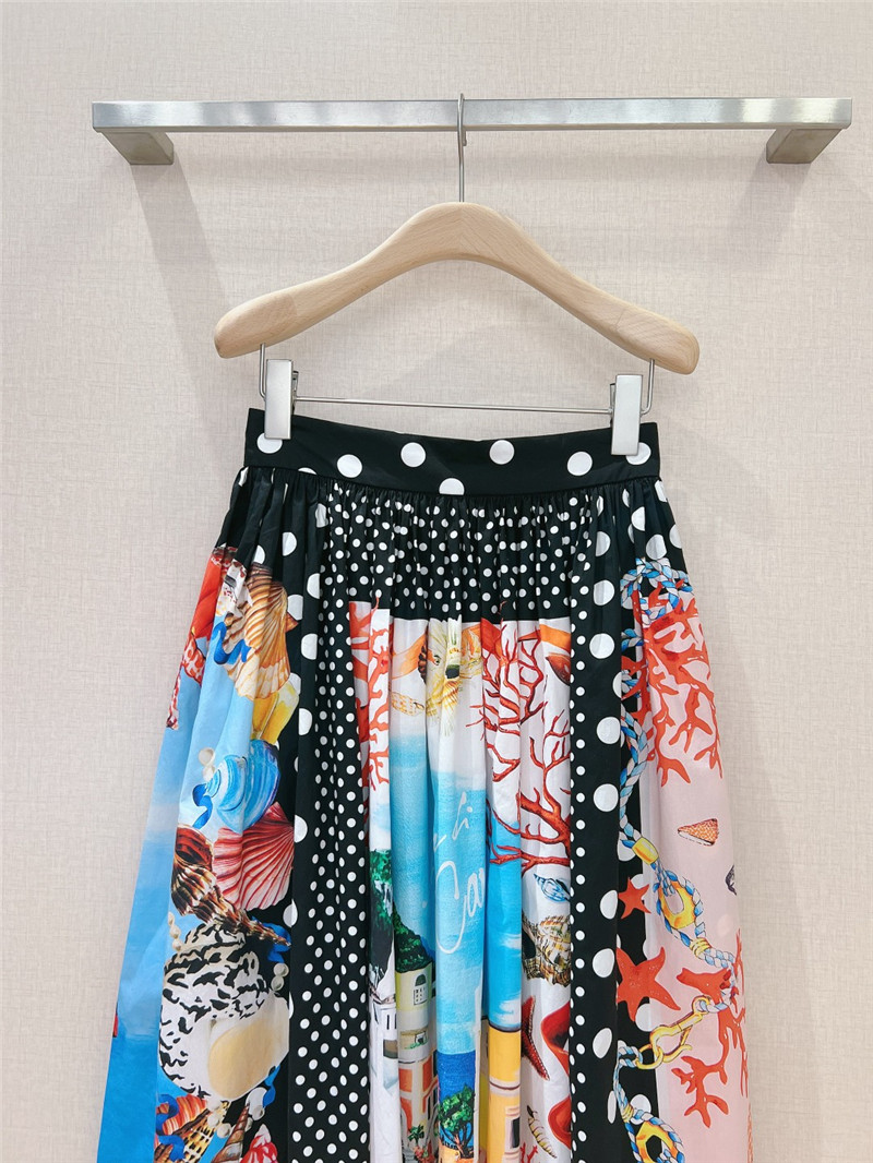 Dolce & Gabbana d&g holiday casual shell skirt replica clothing