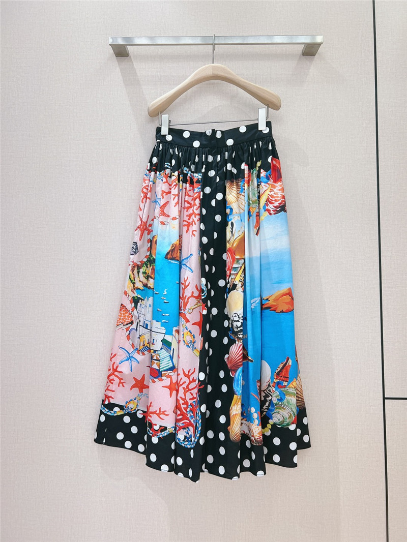 Dolce & Gabbana d&g holiday casual shell skirt replica clothing