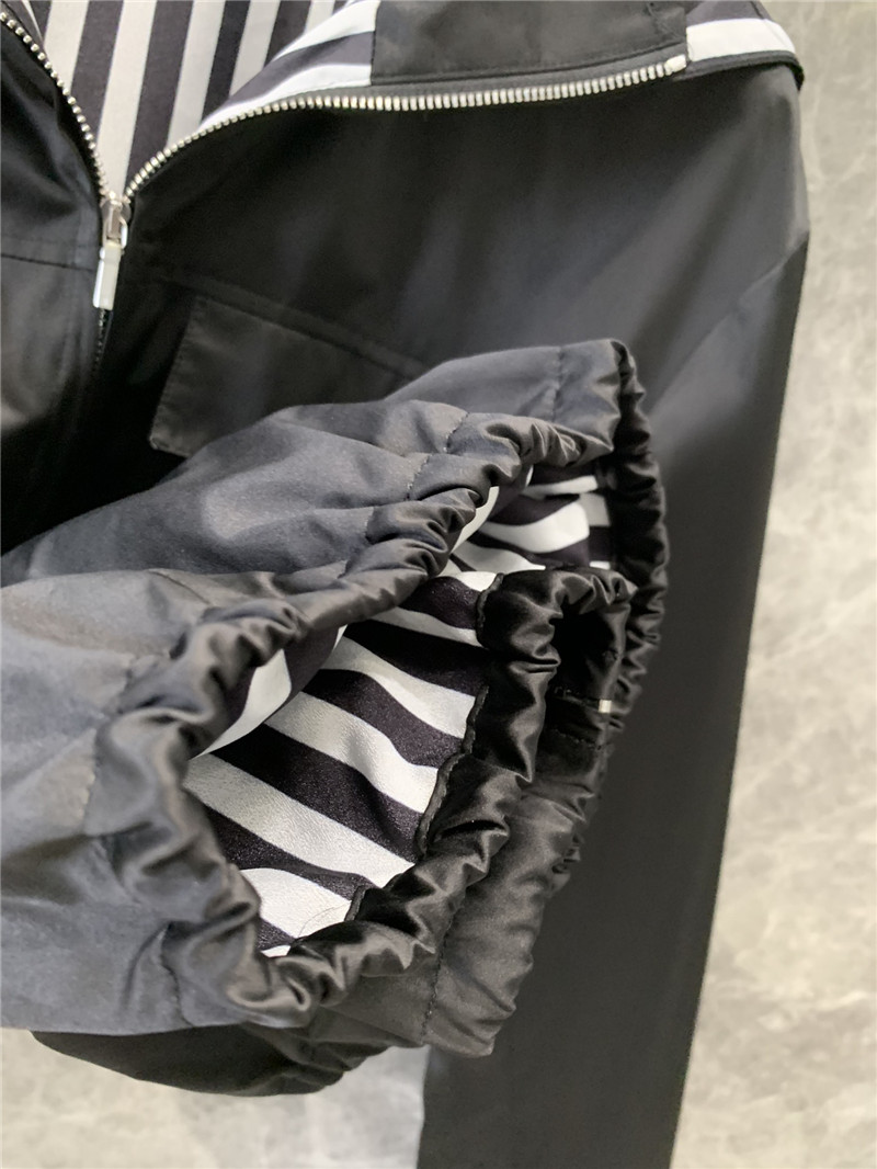 Ch**el hooded pocket zipper sun protection jacket replica clothes