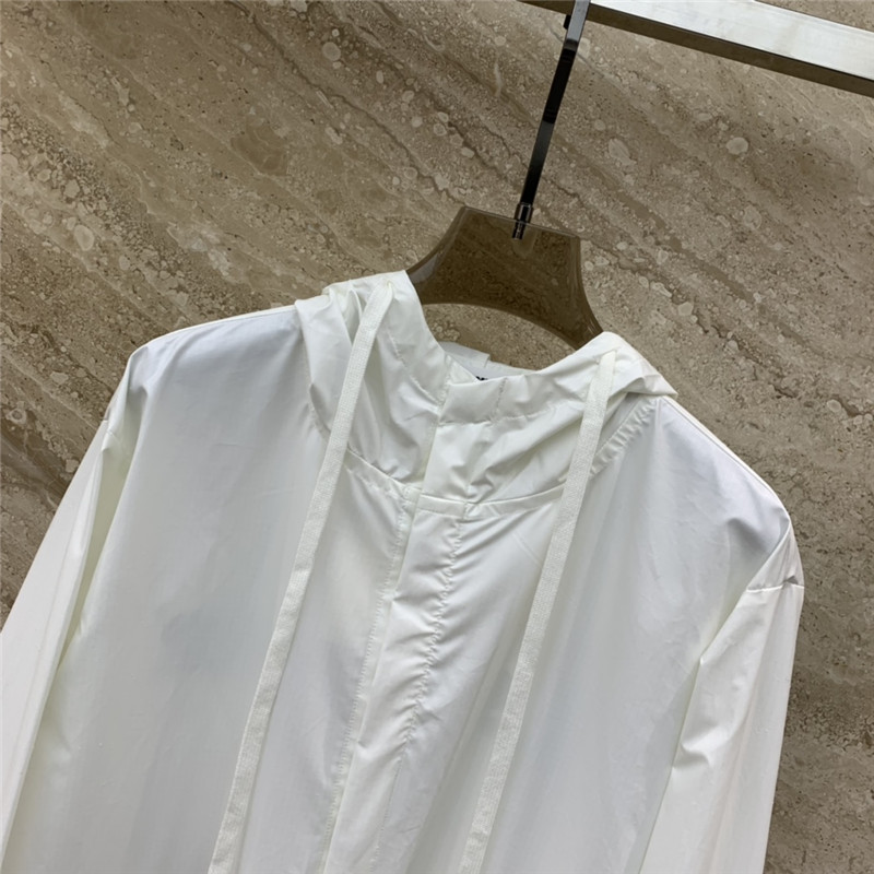 jil sander logo lettering print sun protection clothing replica clothing