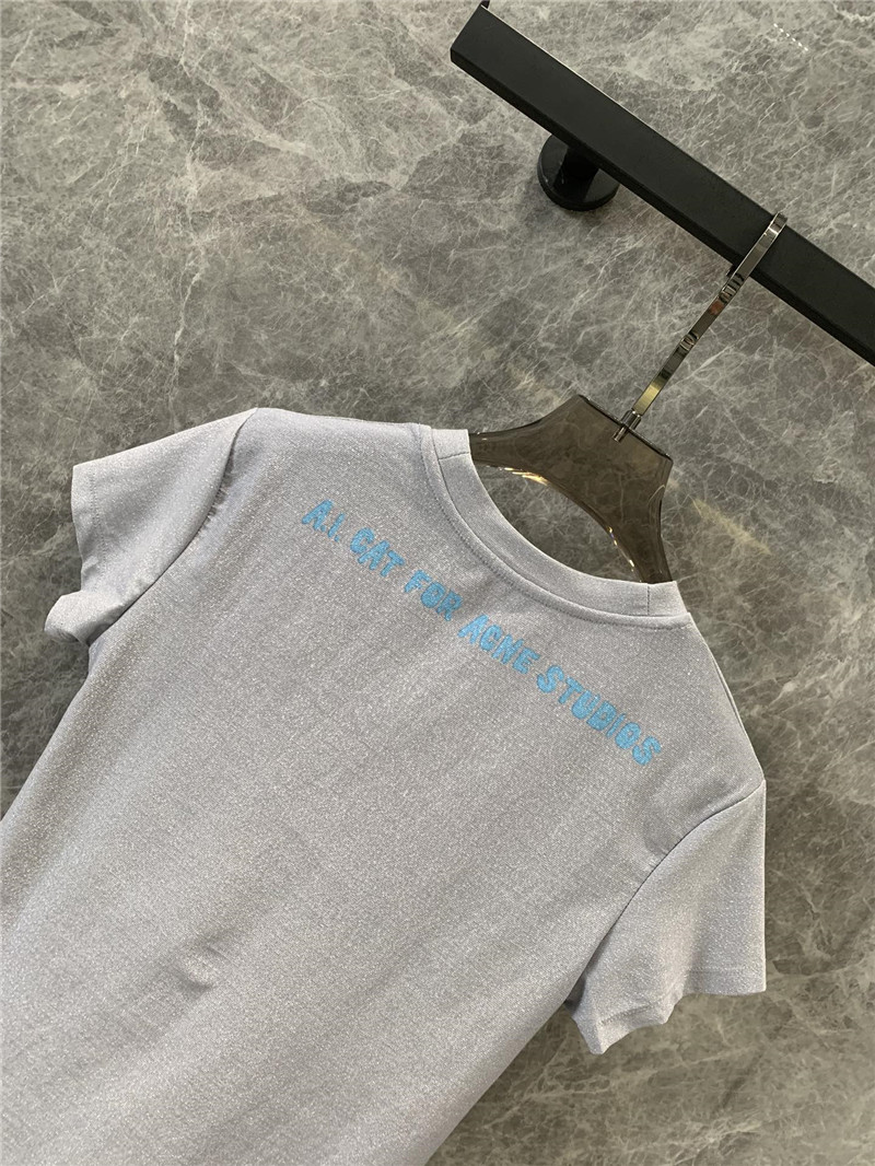 acne studios round neck short sleeve T-shirt replica clothes
