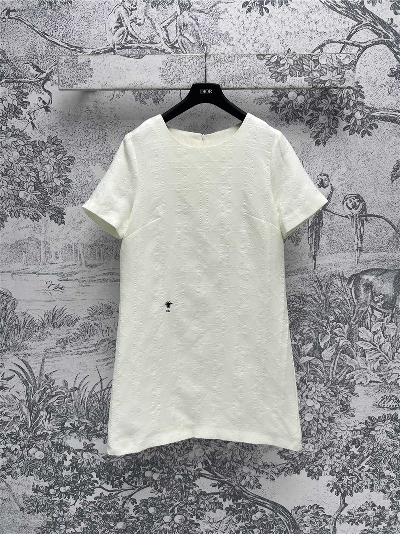 D10r check embroidered shift dress replica d&g clothing