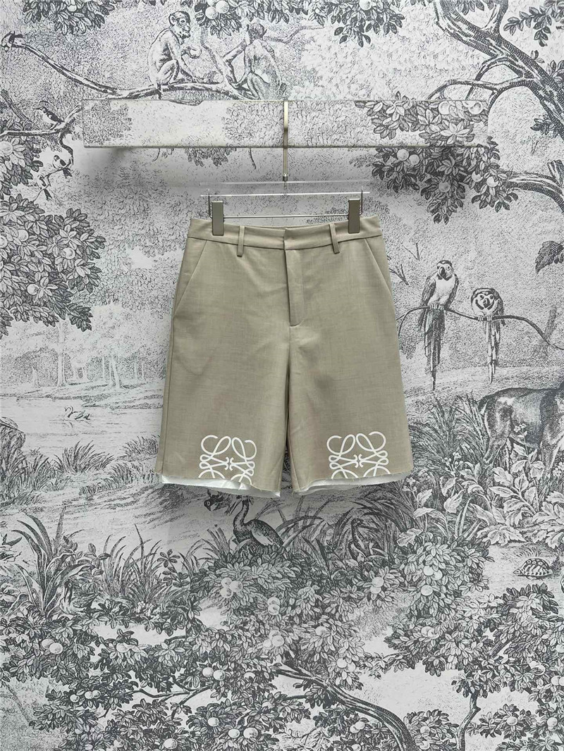 L0ew* logo print suit shorts replica d&g clothing