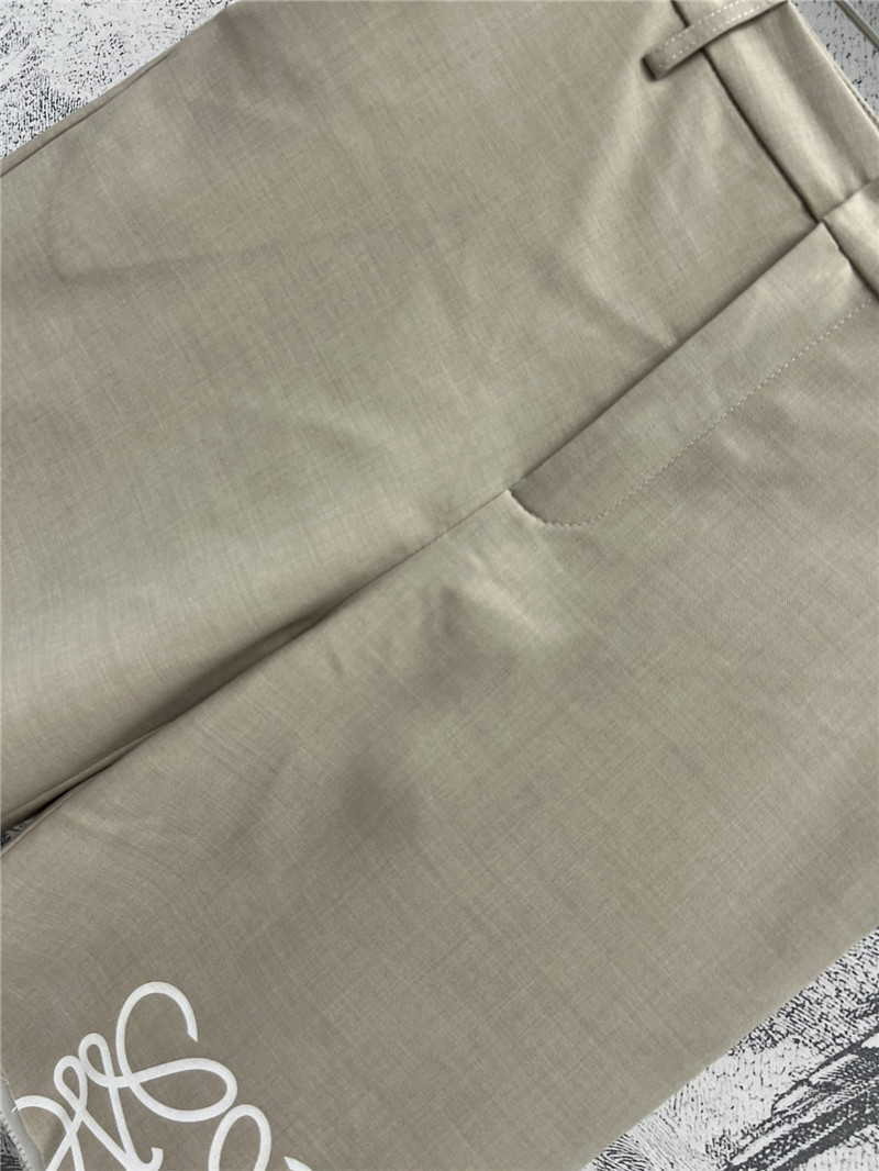 L0ew* logo print suit shorts replica d&g clothing