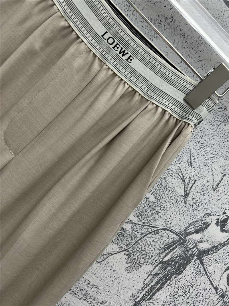 L0ew* logo webbing suit casual pants replica clothing sites