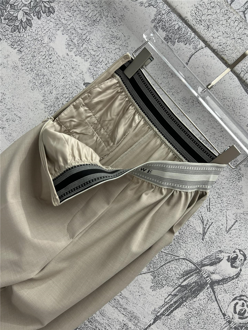 L0ew* logo webbing suit casual pants replica clothing sites