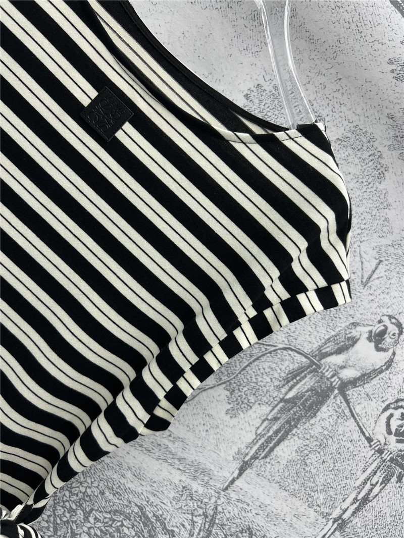 L0ew* striped wrap dress replica designer clothes