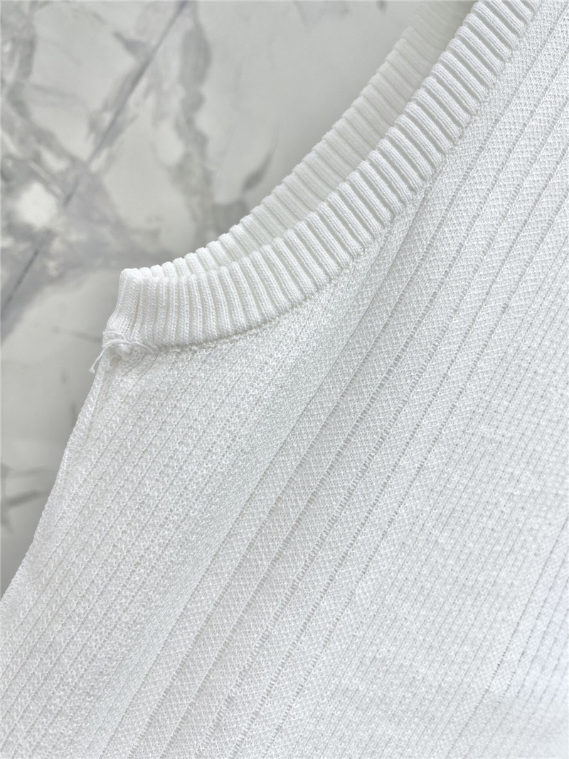 F**di pit stripe knit vest replica d&g clothing