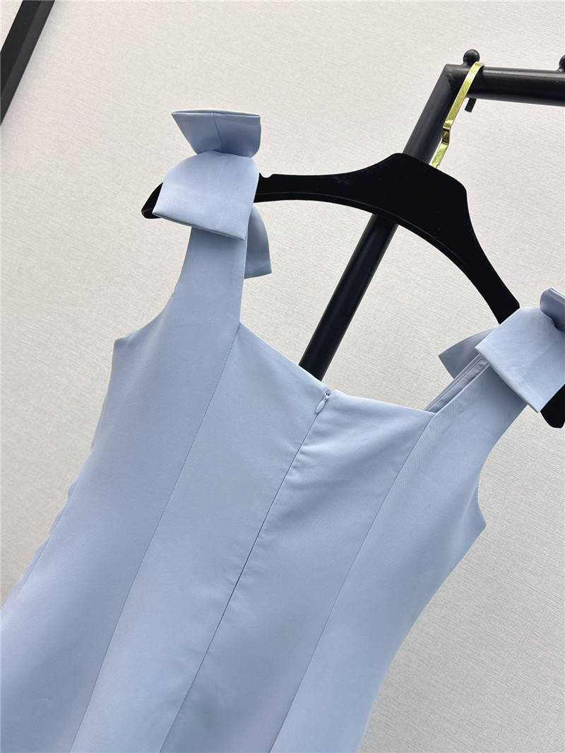 Ch**el new bow little black dress replica designer clothes