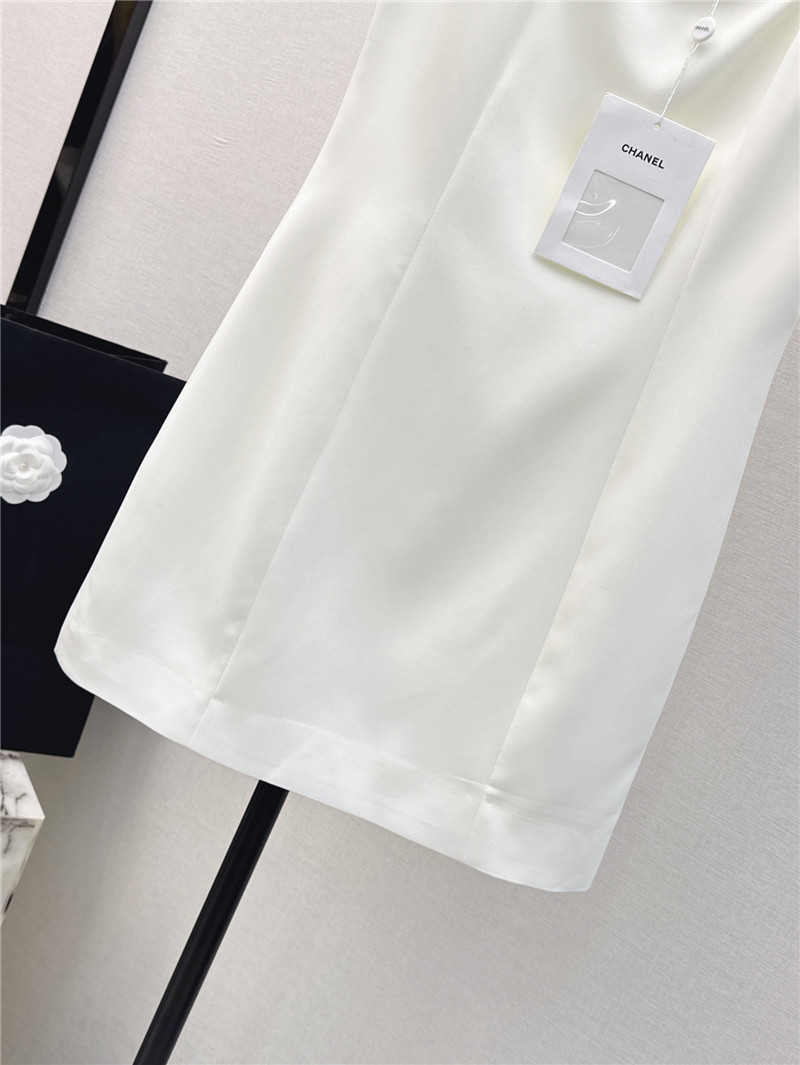 Ch**el new bow little black dress replica designer clothes