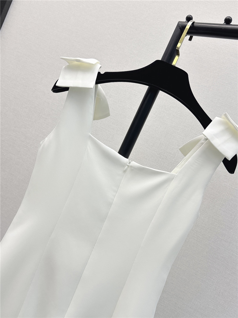 Ch**el new bow little black dress replica designer clothes