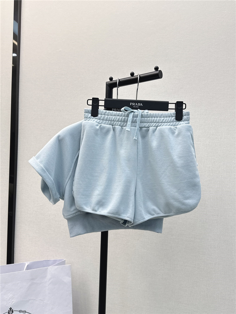 Pra*a new baby blue leisure suit replica clothing