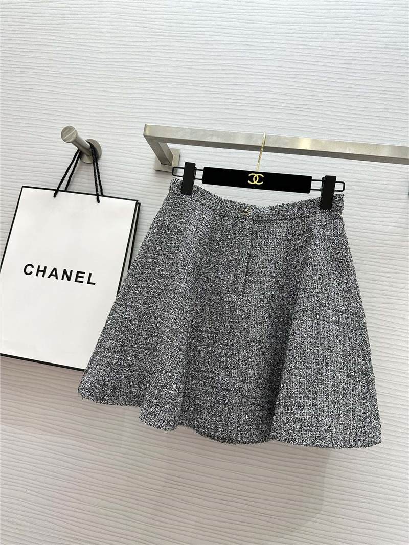 Ch**el woven a-line skirt replica d&g clothing