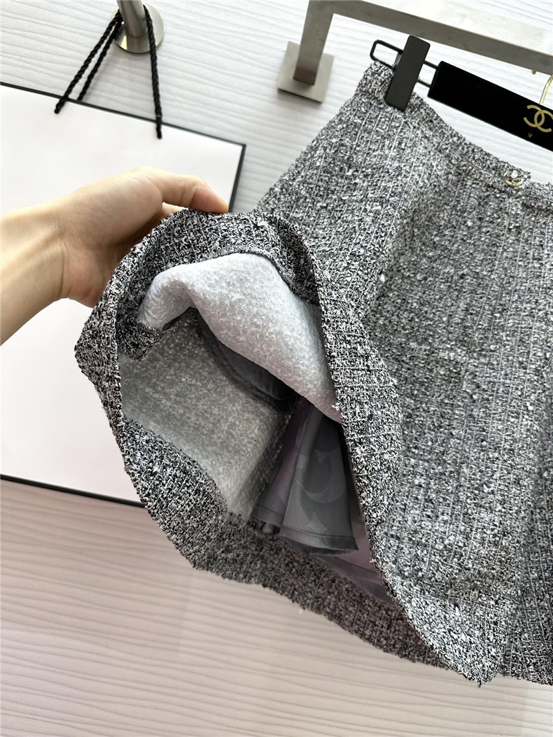 Ch**el woven a-line skirt replica d&g clothing