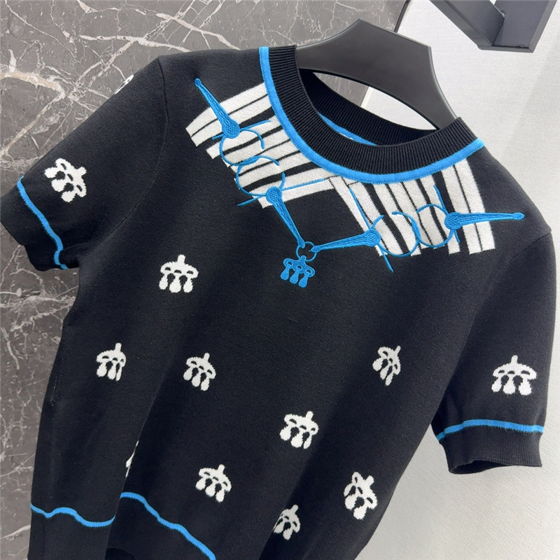 H**me5 floral knitted top replica designer clothes