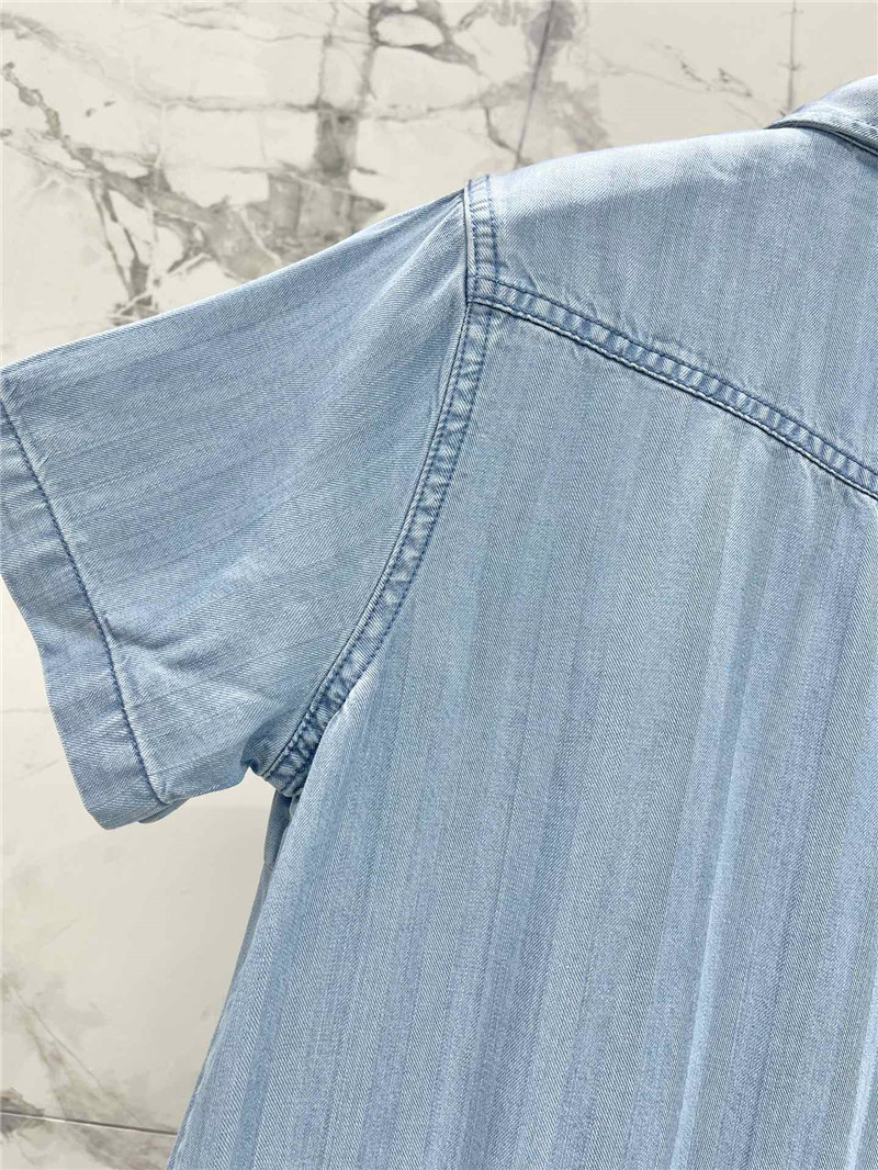 Versace tencel denim dress replica designer clothes