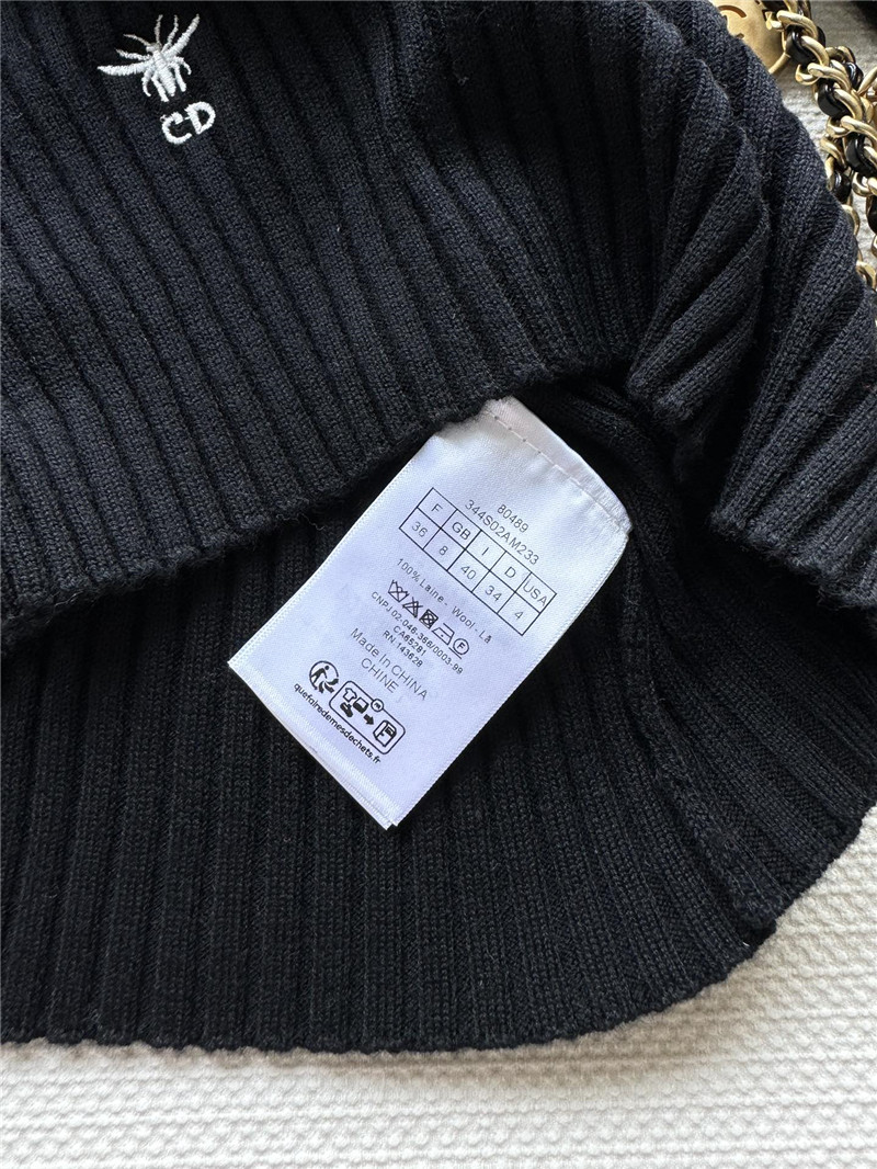 D10r knitted striped short-sleeved top replica clothes