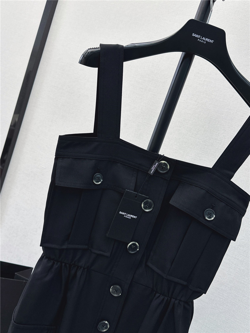 Y51 workwear style sling tube dress replica clothing