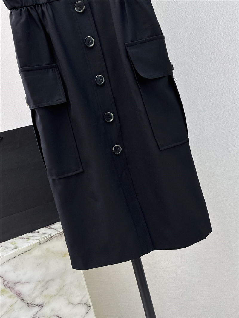 Y51 workwear style sling tube dress replica clothing