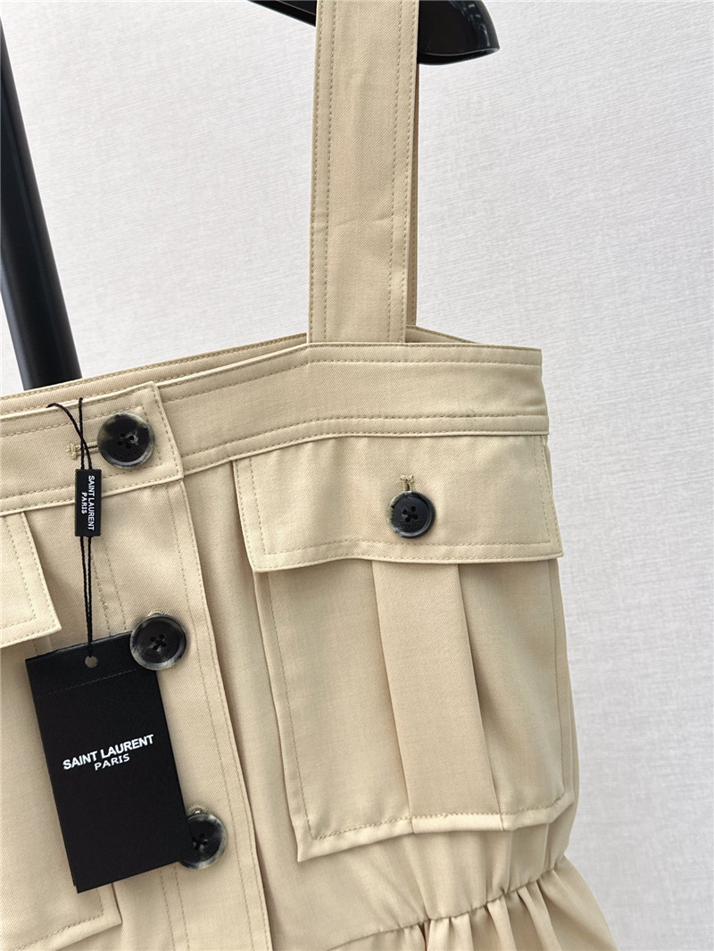 Y51 workwear style sling tube dress replica clothing