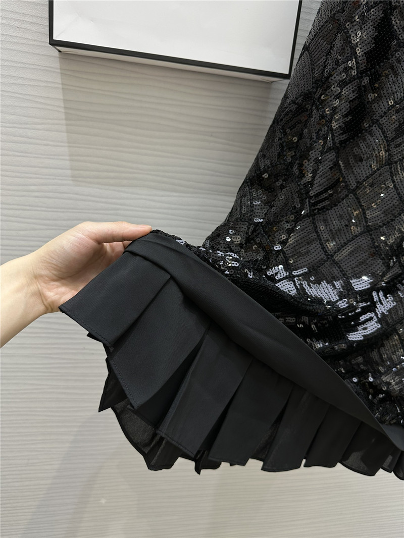 Ch**el sequined hip skirt replica designer clothes