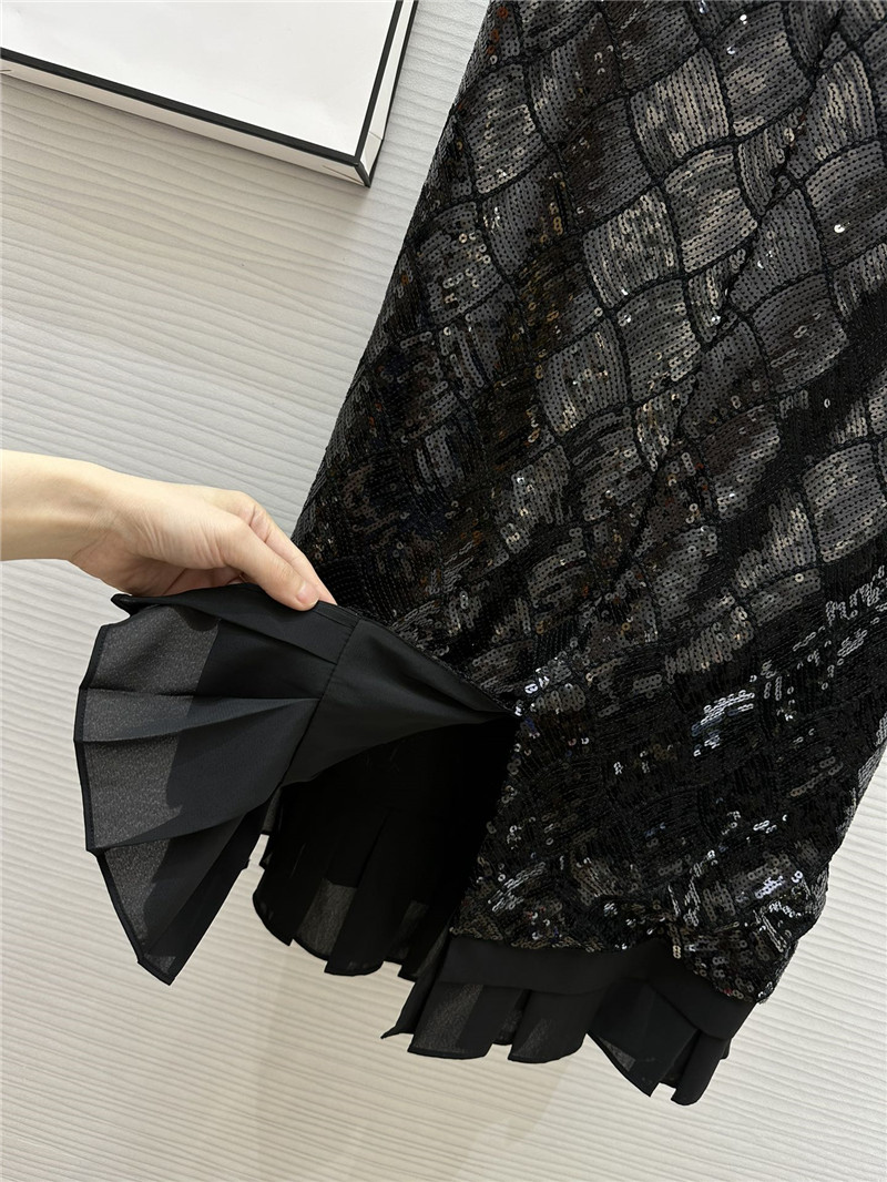Ch**el sequined hip skirt replica designer clothes