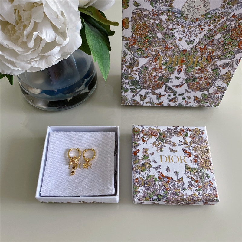 D10r new left and right asymmetrical earrings