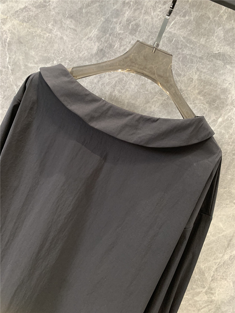 D10r irregular off-shoulder long-sleeved shirt replicas clothes