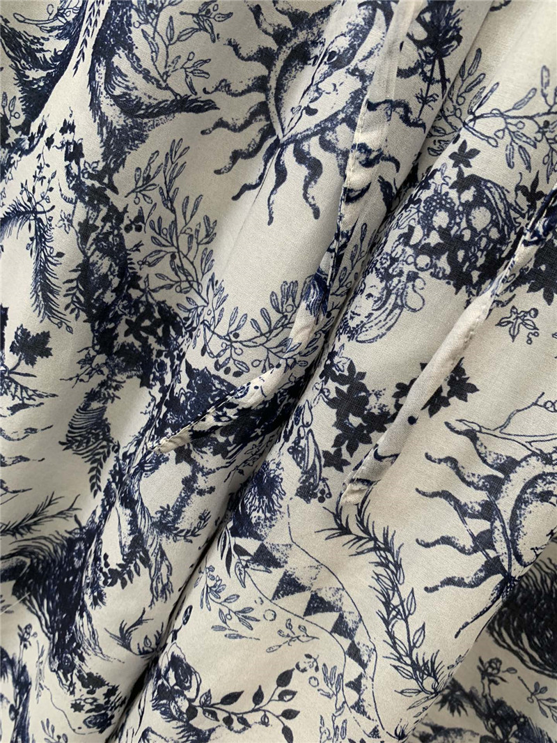 D10r sun goddess print casual trousers replica designer clothes