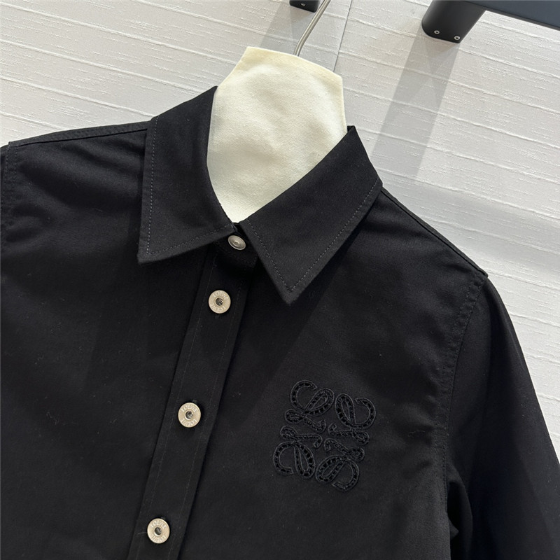 L0ew* denim cotton shirt small jacket replica clothing sites