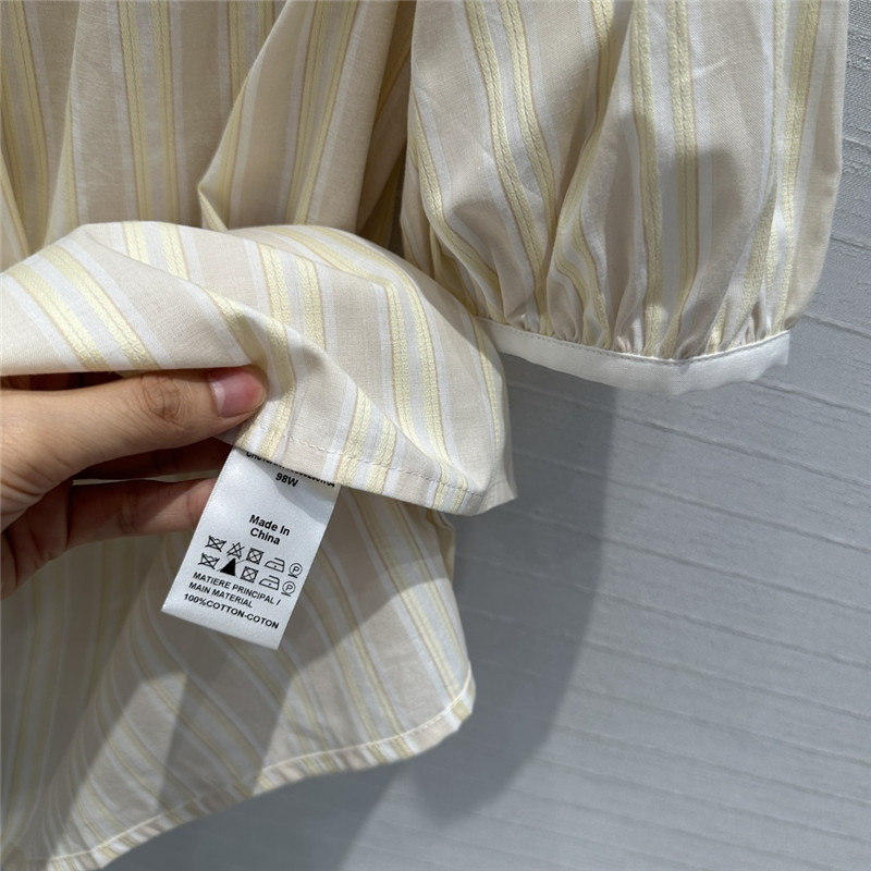 Chloé color-block striped boat neck shirt replica clothes