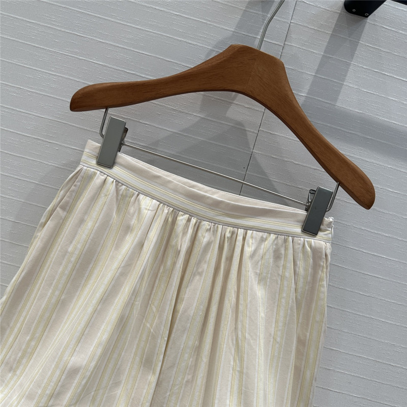 Chloé crochet hollow trim striped shorts replica d&g clothing