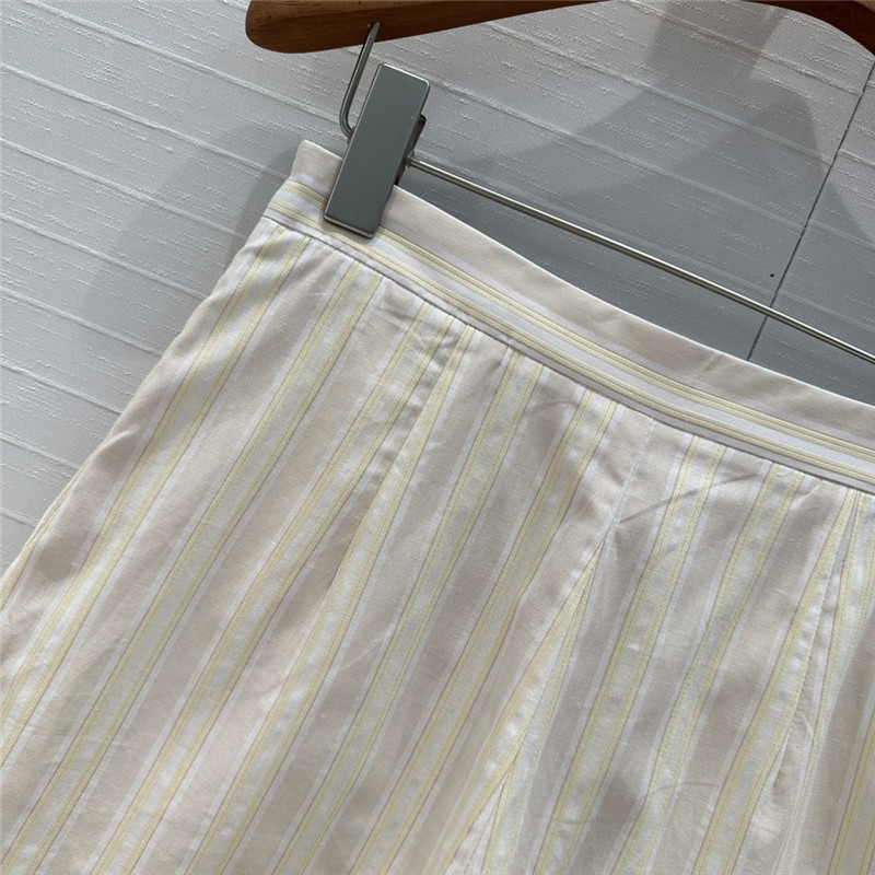 Chloé crochet hollow trim striped shorts replica d&g clothing