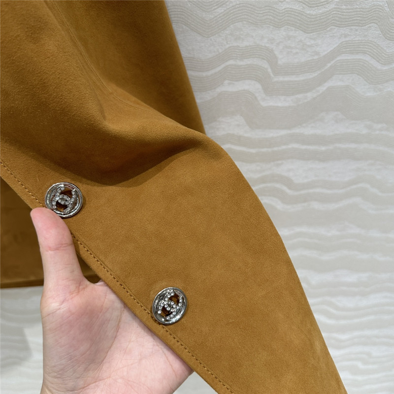 Ch**el leather long skirt replica designer clothes