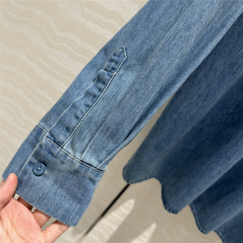 Va1e*ntin0 vintage denim shirt replica clothing